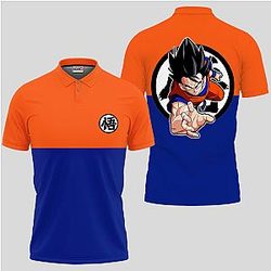 Goku Polo Shirts Dragon Ball Custom Anime OT2102
