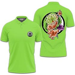 Broly Polo Shirts Dragon Ball Custom Anime OT2102