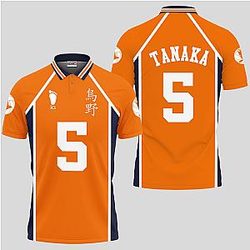 Ryunosuke Tanaka Polo Shirts Haikyuu Custom Anime OT2102