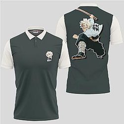 Sanemi Shinazugawa Polo Shirts Kimetsu Custom Anime OT2102