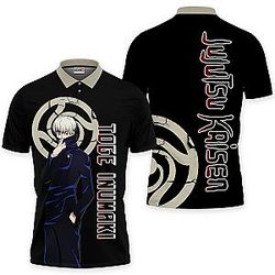 Toge Inumaki Polo Shirts Jujutsu Kaisen Custom Anime OT2102