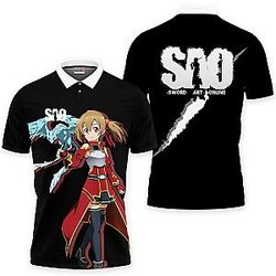 Silica Polo Shirts Sword Art Online Custom Anime OT2102