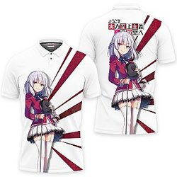 Arisu Sakayanagi Polo Shirts Classroom of the Elite Custom Anime OT2102