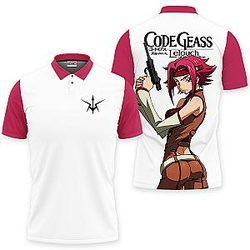 Kallen Stadtfeld Polo Shirts Code Geass Custom Anime For Fans OT2102