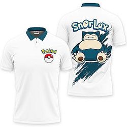 Snorlax Polo Shirts Pokemon Custom Anime For Fans OT2102