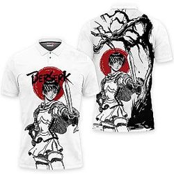 Casca Polo Shirts Berserk Custom Anime Japan Style OT2102