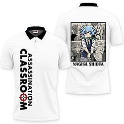 Nagisa Shiota Polo Shirts Assassination Classroom Custom Anime OT2102