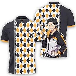 Subaru Natsuki Polo Shirts Re:Zero Custom Anime OT2102