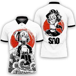 Keiko Ayano Polo Shirts Sword Art Online Custom Anime OT2102