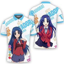 Ami Kawashima Polo Shirts Toradora Custom Anime OT2102