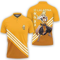 Lalatina Dustiness Ford Polo Shirts KonoSuba Custom Anime Great Gift For Fans OT2102