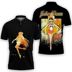 Sailor Venus Polo Shirts Custom Anime OT2102