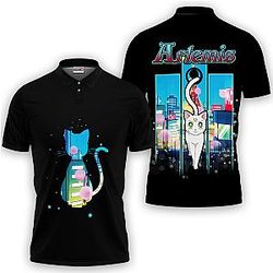 Artemis Polo Shirts Custom Sailor Anime OT2102