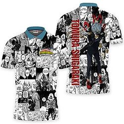 Tomura Shigaraki Polo Shirts My Hero Academia Custom Manga Anime OT2102