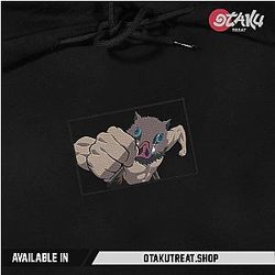 Inosuke Punch Box Embroidered Hoodie / Sweatshirt