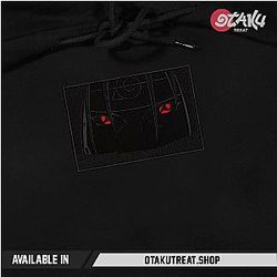 Uchiha Itachi Blackout Embroidered Hoodie / Sweatshirt