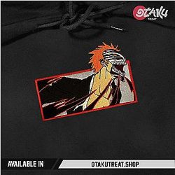 Bleach Ichigo Inspired Embroidered Hoodie / Sweatshirt