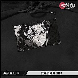 Levi Ackerman Inspired Embroidered Hoodie / Sweatshirt