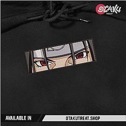 Uchiha Itachi Eyes Embroidered Hoodie / Sweatshirt