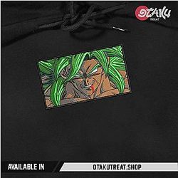 Broly Dragon Ball Embroidered Hoodie / Sweatshirt