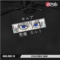 Kilua Eyes Embroiderd Hoodie Embroidered Hoodie / Sweatshirt