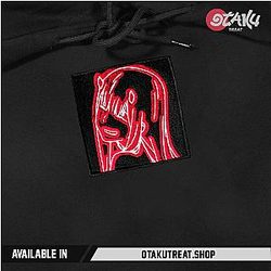 Zero Two Embroidered Hoodie / Sweatshirt