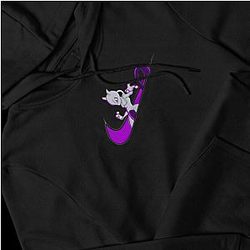 Mewtwo X Swoosh Embroidered Hoodie / Sweatshirt