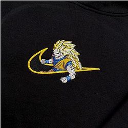 Super Saiyan 3 Goku Embroidered Hoodie CK3012