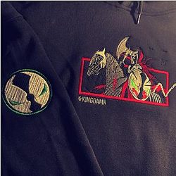 Medieval Spawn Kingdamn Custom Embroidered Hoodie CK3012