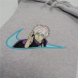 Jujutsu Kaisen X Satoru Gojo Sensei Embroidered Anime Hoodie CK3012