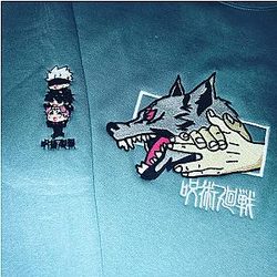 Jujutsu Kaisen Megumi Fushiguro Divine Dog (Translucent/Glow In The Dark) Embroidered Hoodie CK3012