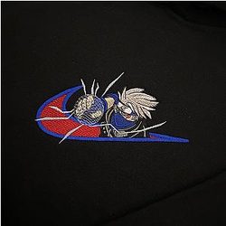 Naruto Kakashi Rage Embroidered Hoodie CK3012