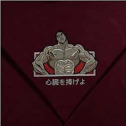 Baki Jack Hanma Embroidered Hoodie CK3012