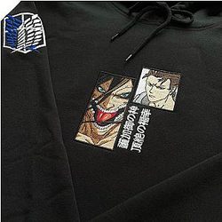 Attack On Titan Eren Yeager Titan Scout Kingdamn Custom Embroidered Hoodie CK3012