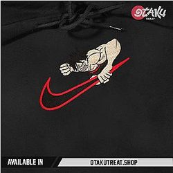 Monkey D. Luffy Smash Embroidered Hoodie / Sweatshirt