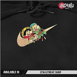 Luffy And Zoro Zoffy Embroidered Hoodie / Sweatshirt