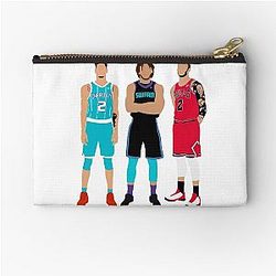 Ball Brothers LaMelo Ball LiAngelo Ball Lonzo Ball Zipper Pouch