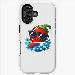 Caso de iPhone Sticker Pimenta