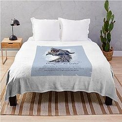 Dragão de Gelo Throw Blanket