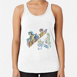 Cavaleiros do gelo Saints Racerback Tank Top