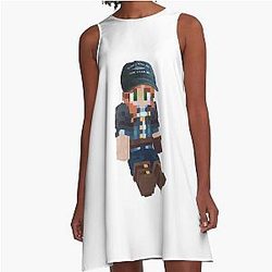 Gemini Women want me Fish fear me A-Line Dress