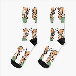 Gemini Sticker Socks