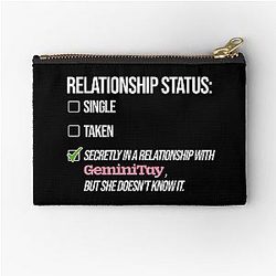 Relationship with Gemini Tay Zipper Pouch