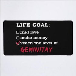 Life Goal GeminiTay Desk Pad