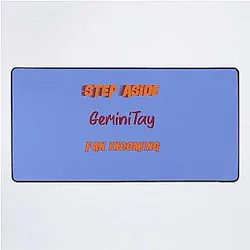 GeminiTay - Step aside incoming fan desk mat