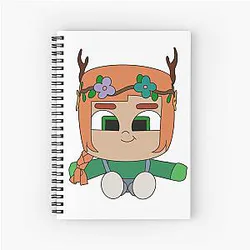GeminiTay HermitCraft Spiral Notebook