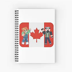 GeminiTay and Etho Spiral Notebook
