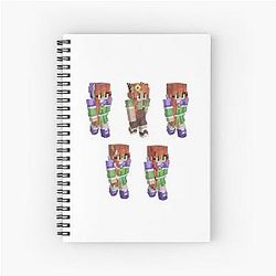 Empires SMP GeminiTay Skins Spiral Notebook