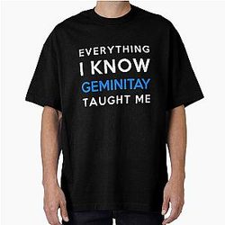 Tudo o que conheço GeminiTay T-shirt gigante