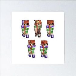Empires SMP GeminiTay Skins Poster
